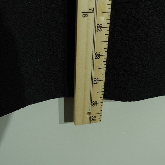 NWT AQUA Womens Sheath Bodycon Dress Scoop Neck Snakeskin Textured Black Size L - Picture 5 of 7